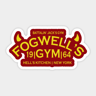 Fogwell's Gym Sticker